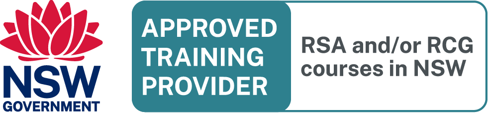 NSW Government Approved Training Provider: RSA and/or RCG courses in NSW