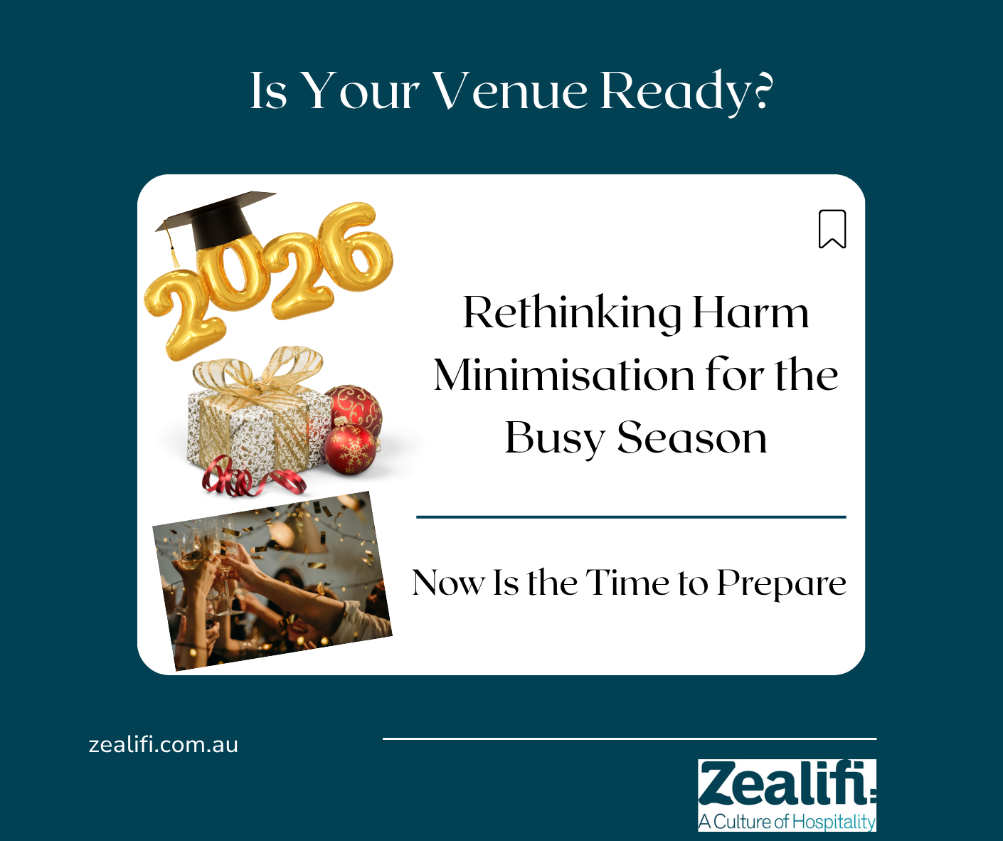 Is your venue ready? Rethinking Harm Minimisation for the Busy Season